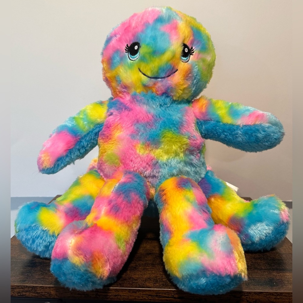 Build A Bear Tye Dye Musical Plush Octopus